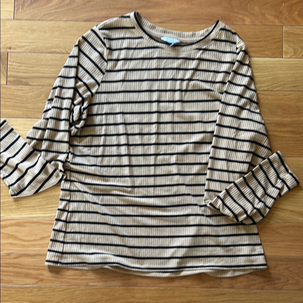 Striped Long Sleeve Top